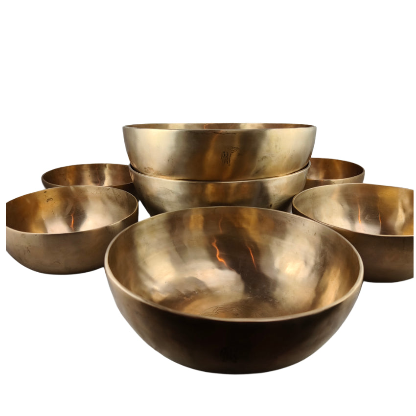 Kangskål Chakra Set